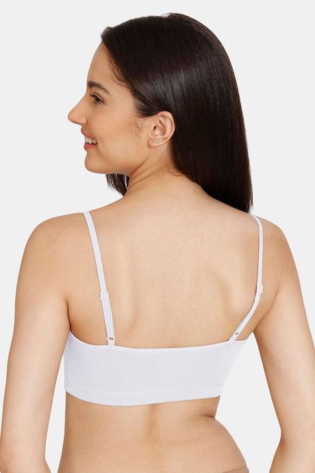 Zivame Girls Double Layered Non Wired Full Coverage Slip-on Beginner Bra (Pack of 2) - Multicolor — image 3